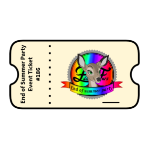 EdinFurs End of Summer Party: Event Ticket